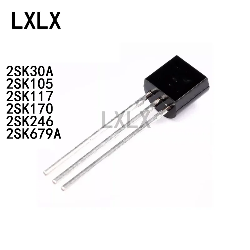 

100PCS 2SK30A K30A TO-92 K105 2SK105 2SK117-BL 2SK117 K117 2SK170 2SK170-BL K170BL 2SK246 K246 2SK679A K679