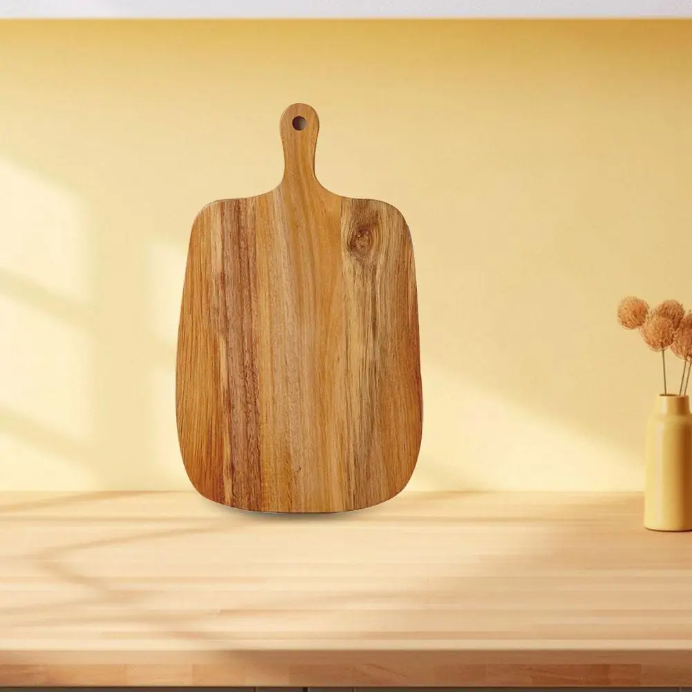 Description Picture 6 of item1PCS Acacia Wood Cutting Board Cheese For kitchen Steak Serving Tray Portable Camping Picnic Natural Wooden Chopping Block Tools