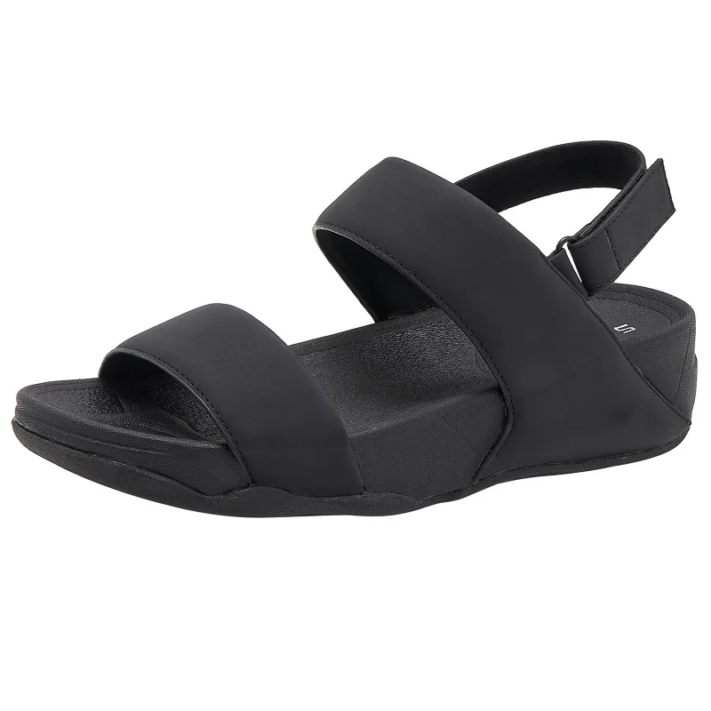 Women's Sandals Summer 2024 Casual PU Non-Slip Soft Light MD Platform Roman Shoes Woman Open Toe Beach Wedge High Heels Party