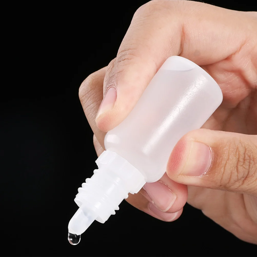 

60pcs 10ml Plastic Refillable Bottles Empty Eye Liquid Dropper Containers