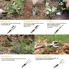 Garden Tool Hand Trowel,Rake,Cultivator,Weeder Tools With Ergonomic Handle,Garden Lawn Farmland Transplant Gardening Bonsai Tool 3