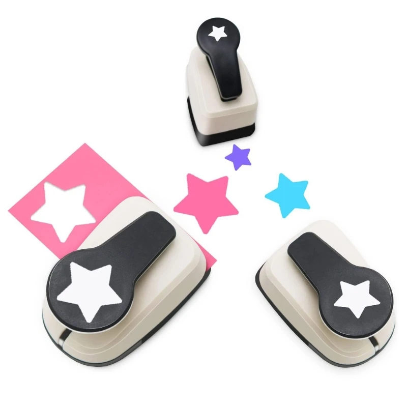 

DXAB Five-pointed Star Hole Puncher Craft Paper Non-slip Comfortable Grip for Card Making School DIY Art Craft