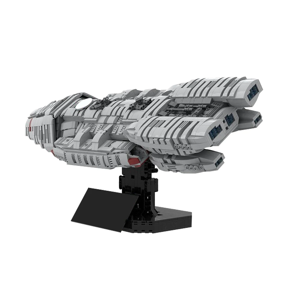 

Gobricks MOC Game Battlestared Galacticaed-UCS Scale Building Block set Space Series Combat Spacecrafts Brick Toys For Kid Gift