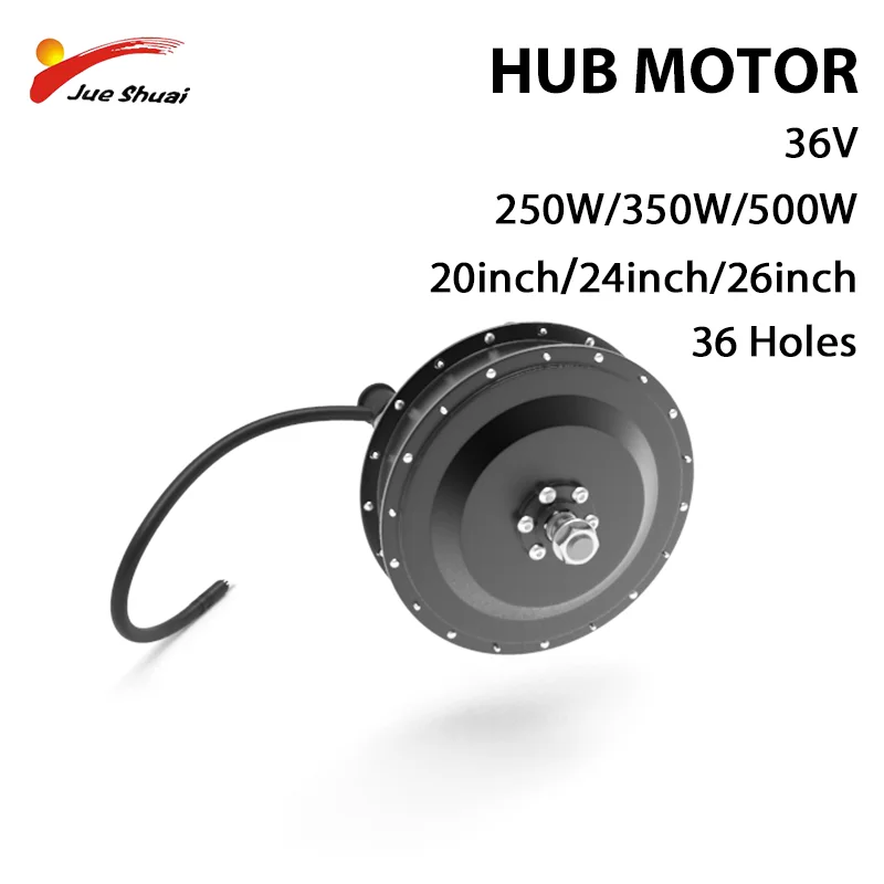 Ebike Hub Motor 36V 500W High Quality Waterproof Brushless Gear Front