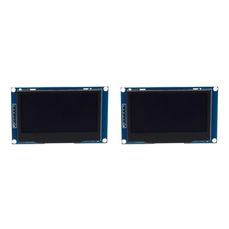 

2 шт., OLED-дисплей 2,42 дюйма, модуль ЖК-экрана 128X64 SPI/IIC, интерфейс SSD1309, дисплей белый