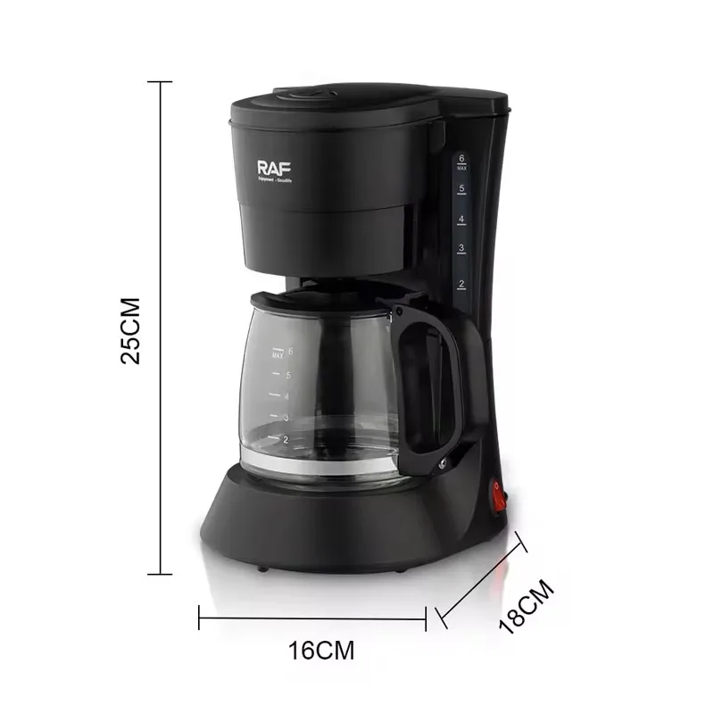 600ml Electric Coffee Maker Machine, Household Semi-Automatic Small Milk Coffee Pot, Office Bedroom 600W Mocha Pot ,Anti-Drip