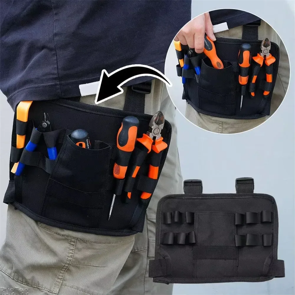 New Repair Tool Bag Around Your Leg Upgraded Tool Bag Compact Small Carrier Bag for Electrician Mechanic Tool Pouch 3