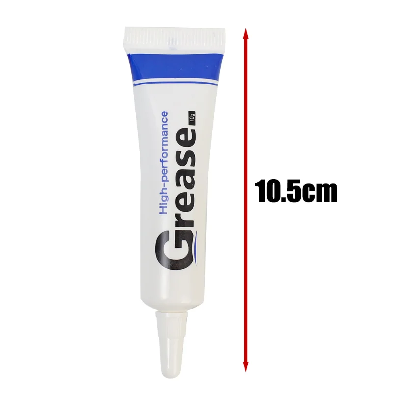 Grease Lubricant 10ml Lithium Based Grease Waterproof O-ring Seal Lubricant Maintenance Lubricant White Glue For Rubber Metal Bearing Lubrication
