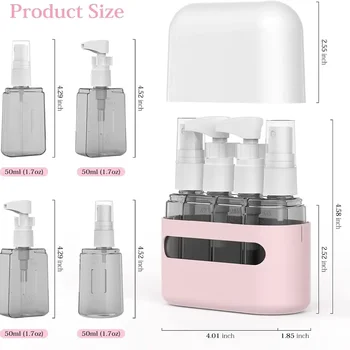 4-in-1 Travel Bottles Set 1