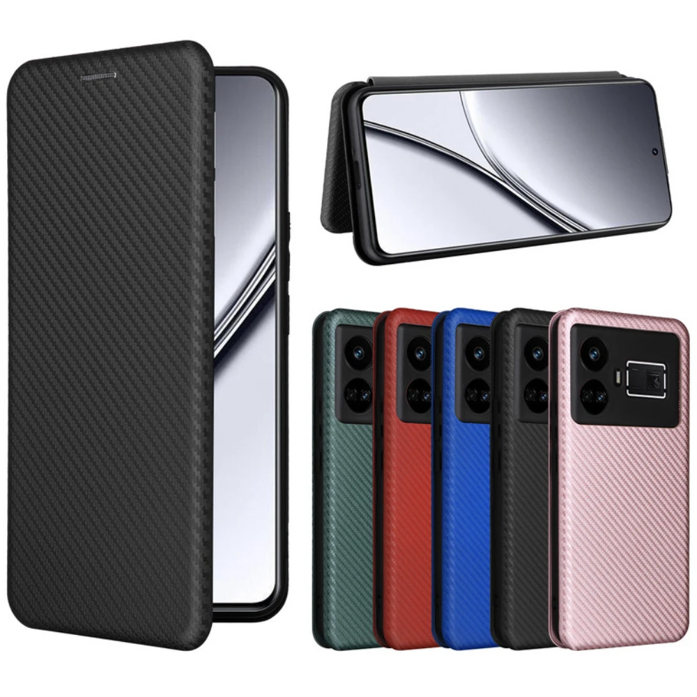 Magnetic Leather Card Holder Flip Case Cover - Premium Book Style