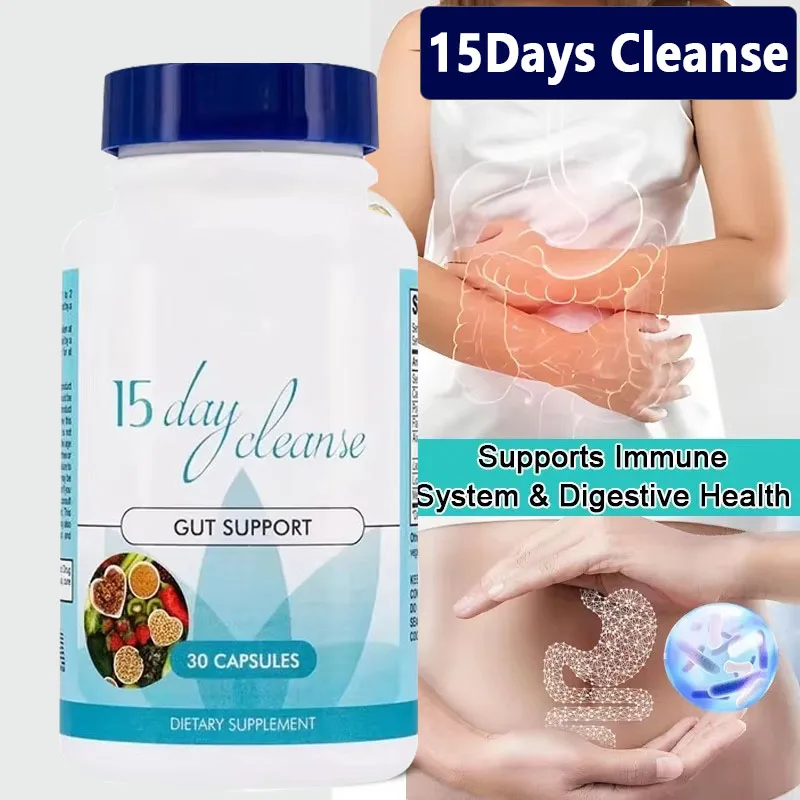 15 Day Cleanse and Detox for Bowel Colon Support Gut Health
