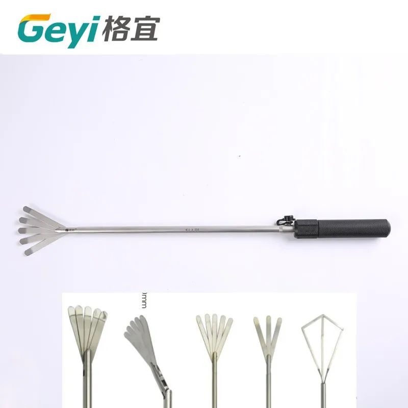 

Laparoscopic five leaves Fan Shaped retractor surgical instrument