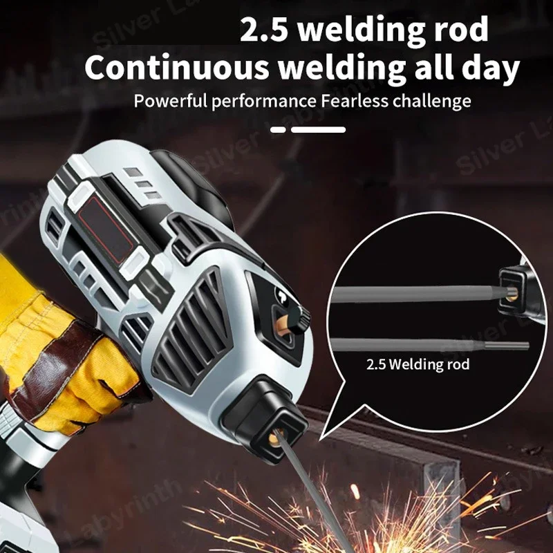 110V US standard handheld welding machine European standard 220V gray household small mini portable inverter welding machine 2
