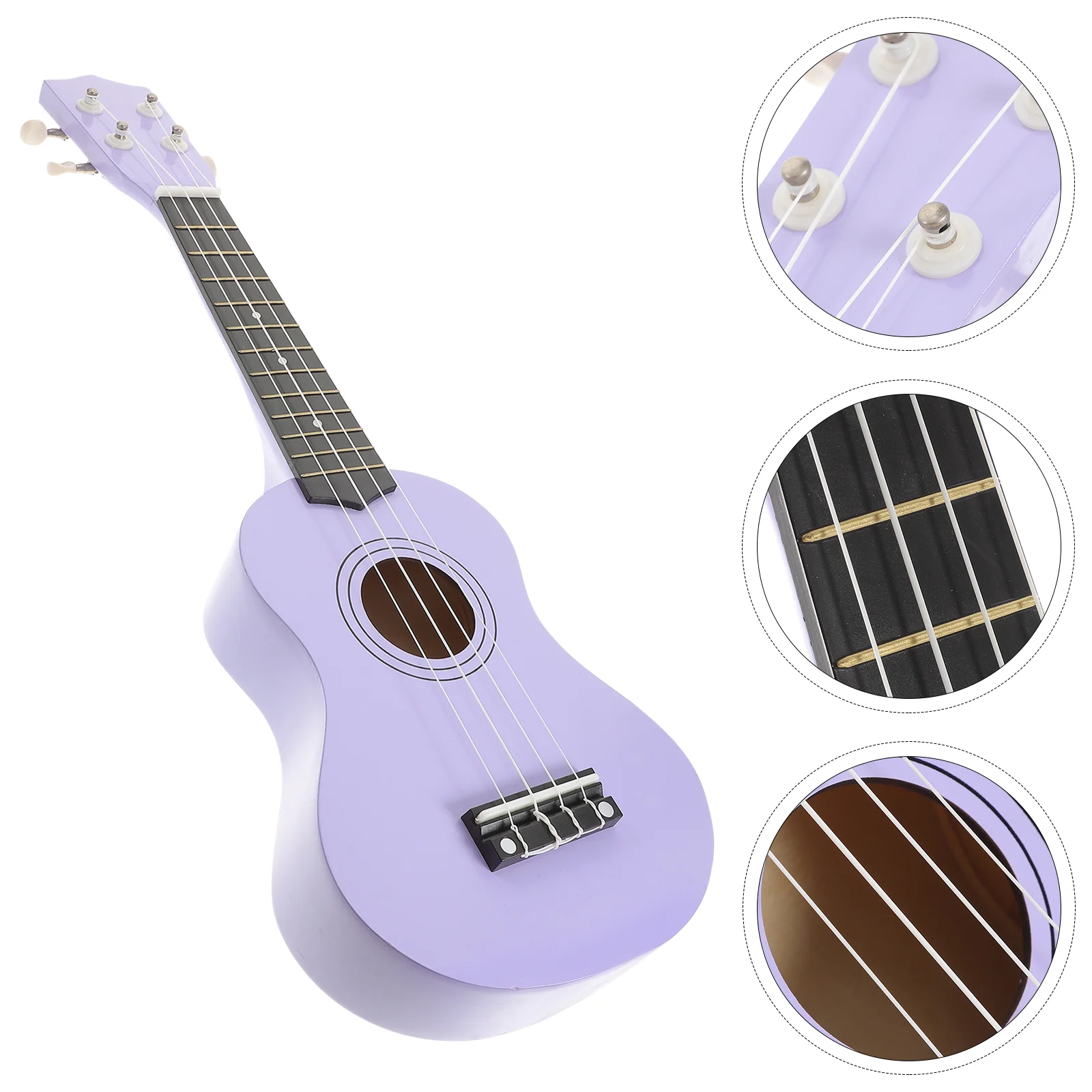 

Inches Ukulele Guitar Toy Wooden Ukulele Guitar Toy Funny Solid Wood Musical Instruments Model Toy Early Educational Toy