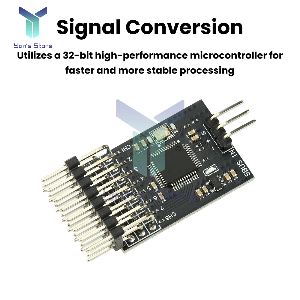 8CH Empfänger PWM PPM SBUS 32bit Umwandlung Modul Konverter Eingangsspannung 3 3-20V Pwm Zu Ppm Konverter