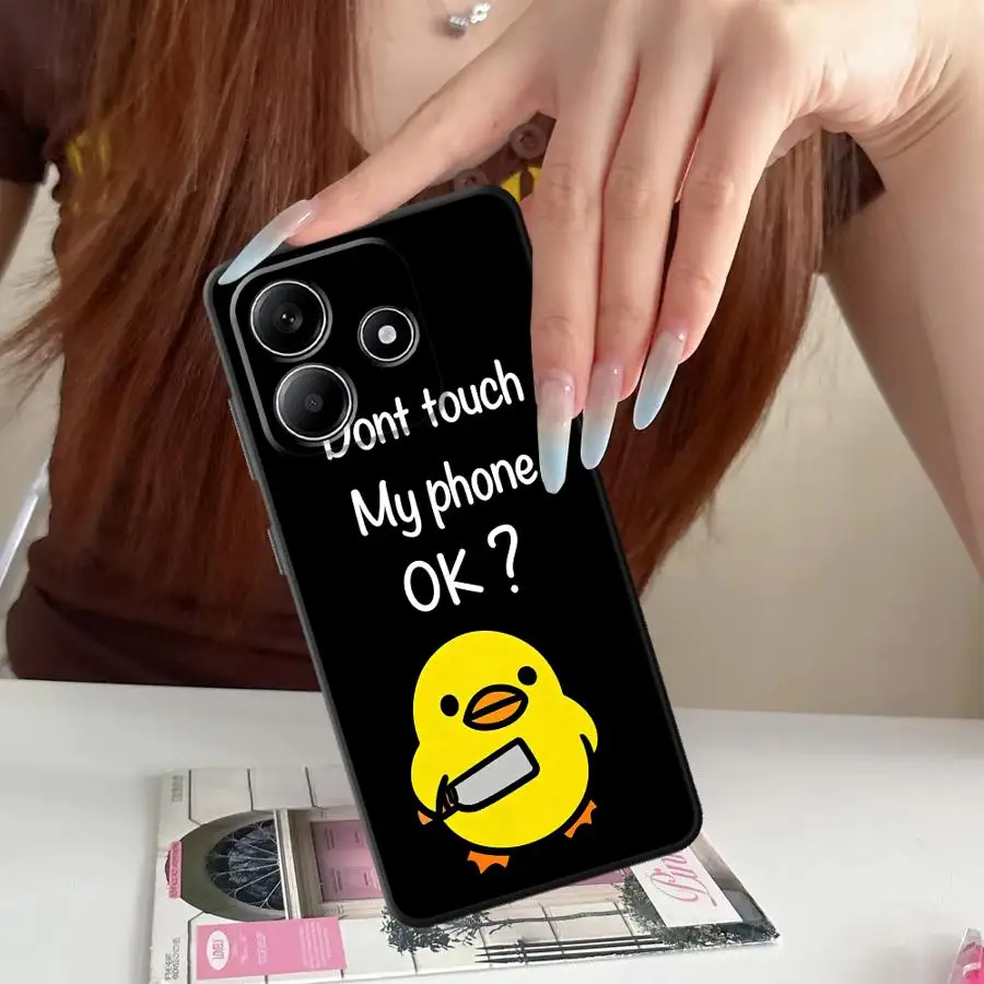 Stylish 'Don't Touch My Phone' Protective Phone Cover