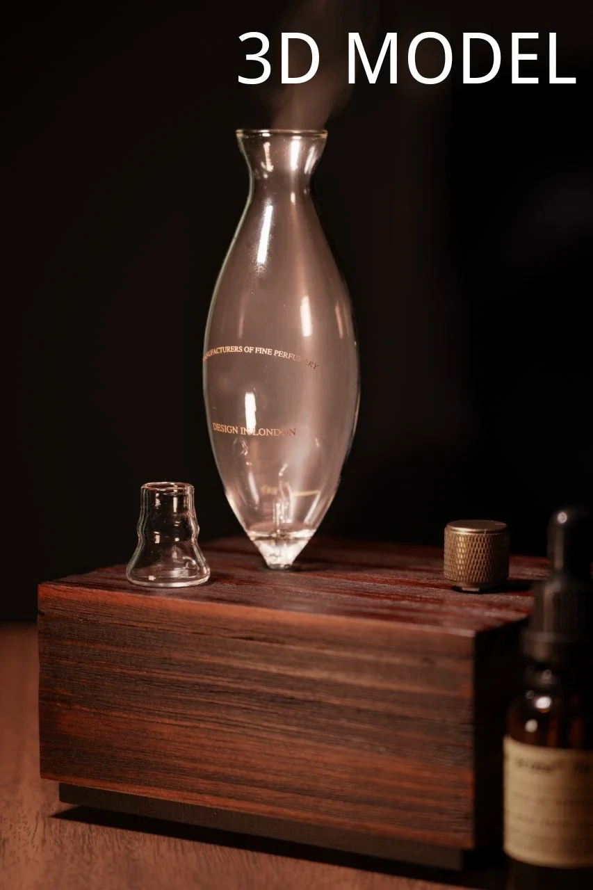 Vintage Aroma Diffuser With Tungsten Filament Lamp And Humidifier_voghion.com