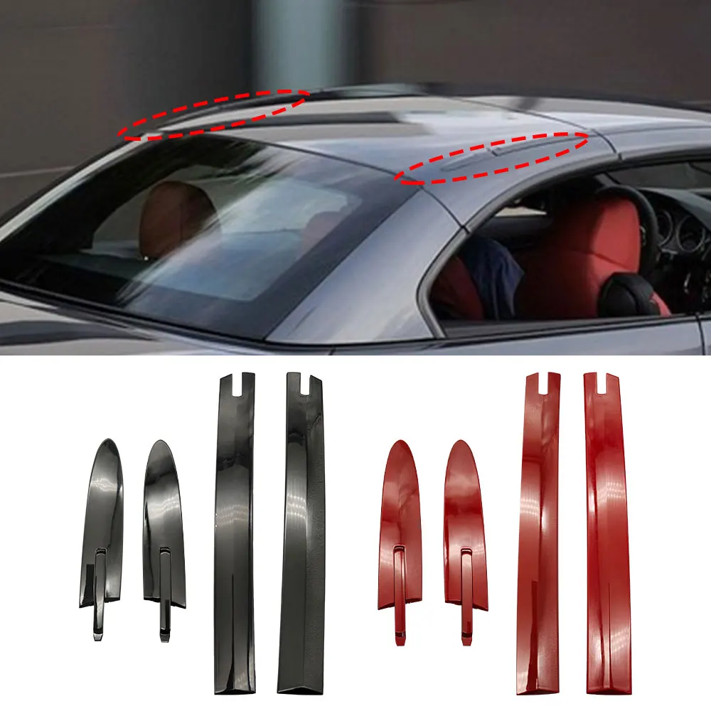 Car Left / Right Hinge Covers Roof Convertible Trim strip Accessory For BMW E93 F33 F83 M3 M4 4 Series 420 425 430 car roof seal strips