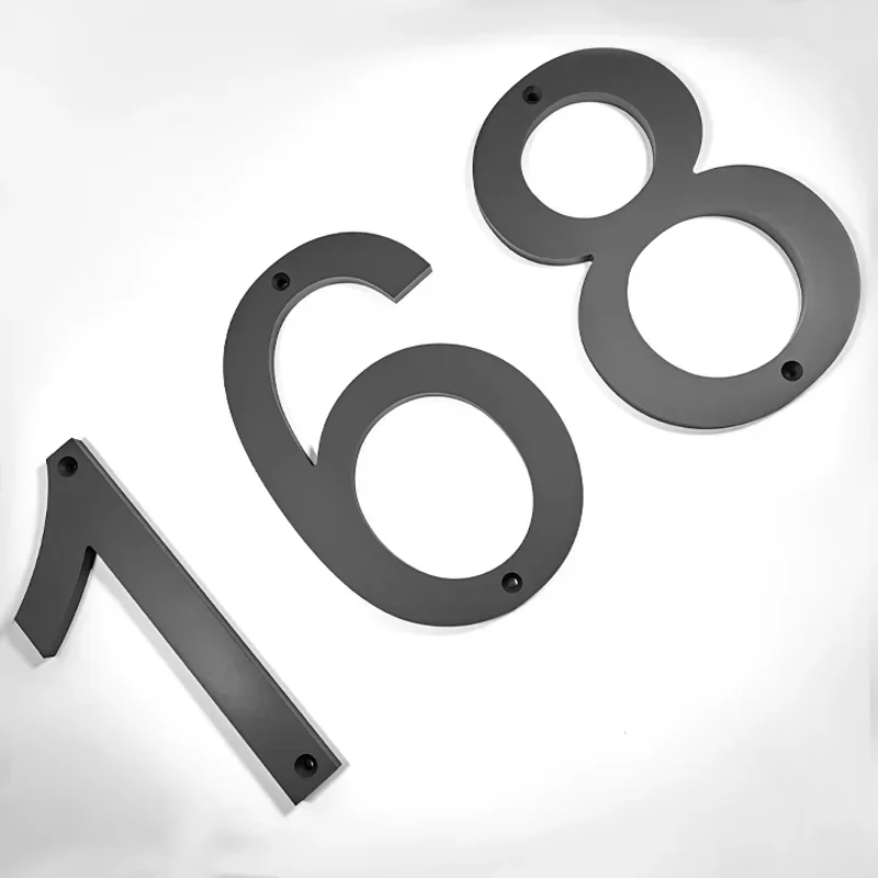 20-25 Cm Big Exterior House Number Outdoor 26 Letters #0-9 Alphabet Home Hotel Outdoor Numbers Address Plate Street Acrylic Sign house number signs house numbers number plate