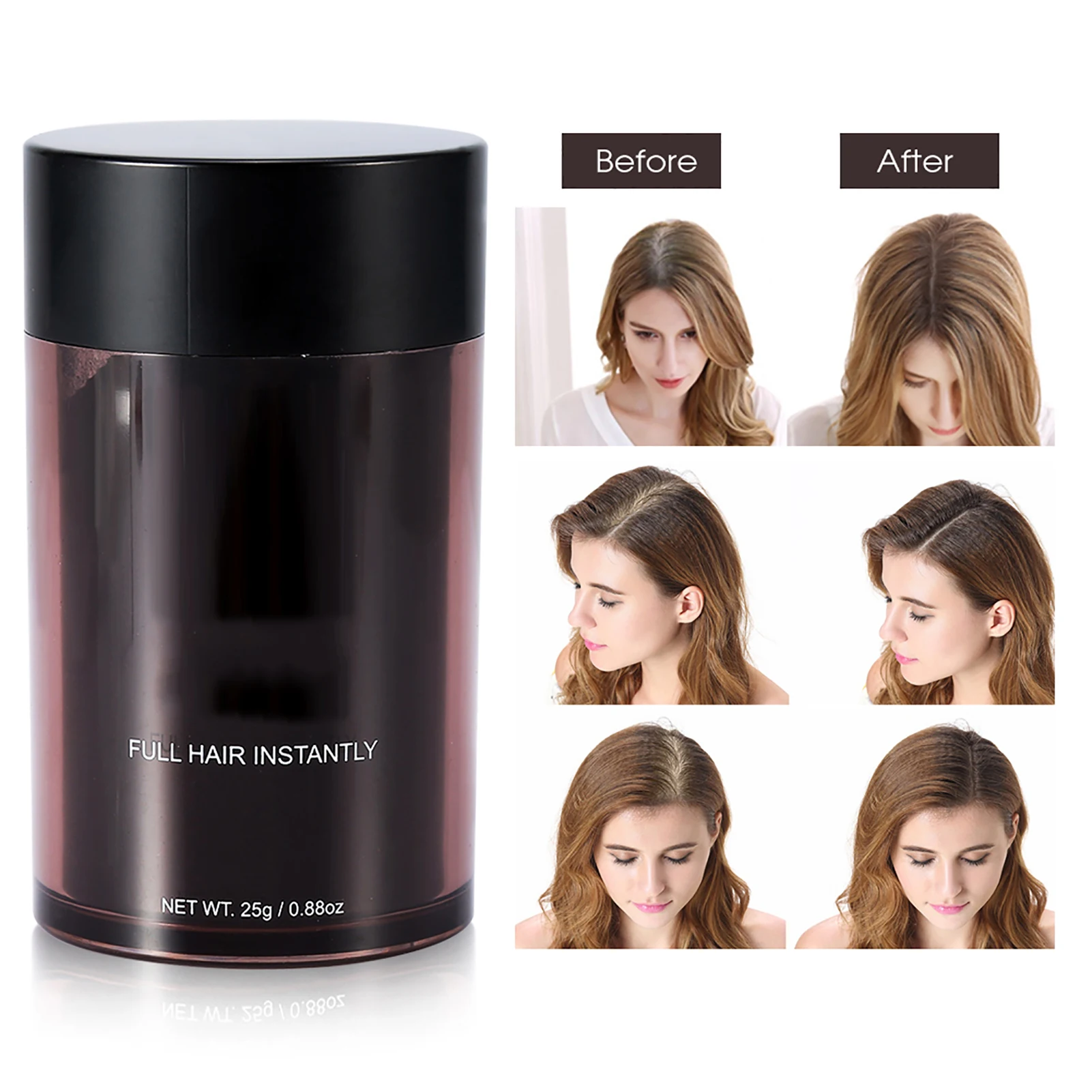 25g 9 Types Women Men Baldness Concealer Thickening Hair Building Fibers Hair Powder Optic Equipment Product Anti Loss