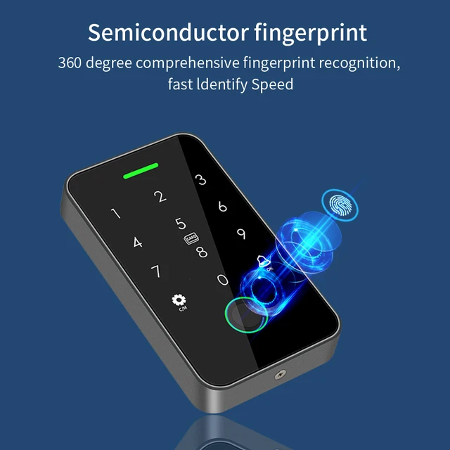 IP67 Waterproof Bluetooth Tuya APP Access  Control  System 13.56Mhz RFID Card Access Control Password Keyboard Door Lock 4