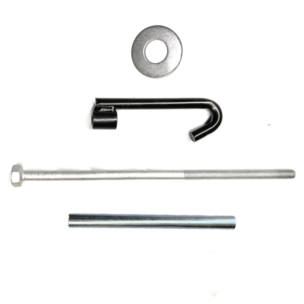1x Spare Tire Bracket Bolt Hook Kit Fits For Mitsubishi-Outlander 2013- #MR594567, MF450007, MR491996 Silver&Black Parts