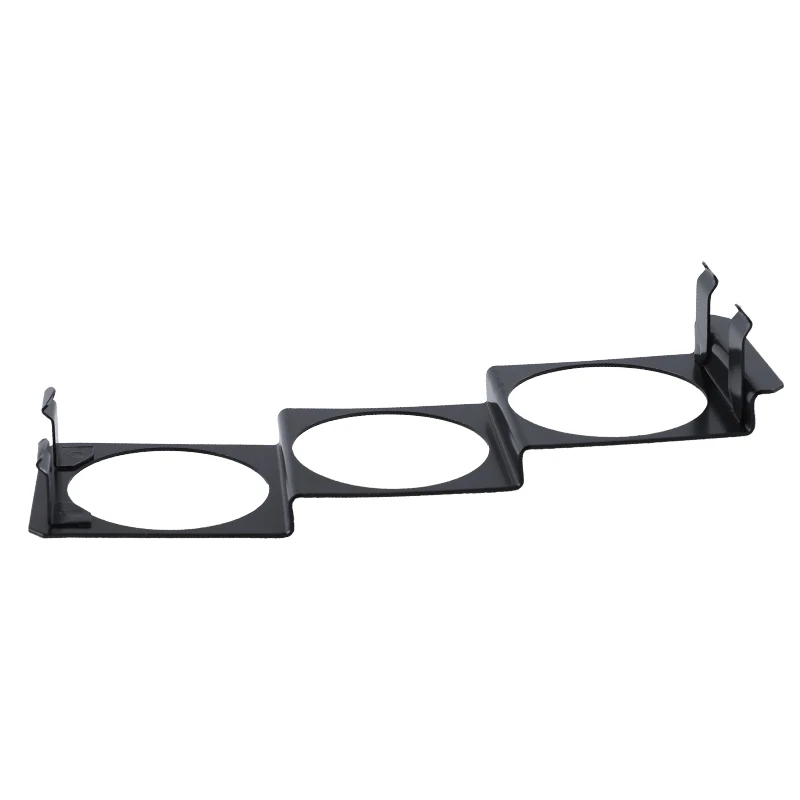 52mm 3 Hole Single DIN Radio Slot Face Triple Meter Panel Iron Mount Black For Auto Car Gauge Pod car meters holder car radio housing