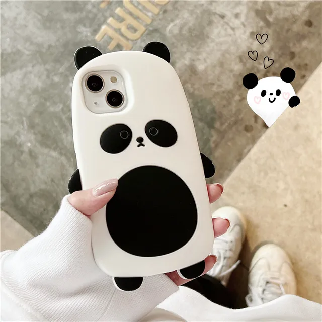 QoKcoahn Capa para iPhone 13 Pro, capas de telefone kawaii 3D Pig Kawaii  engraçado desenho fofo 6 leitões capa de silicone macio gota laço nó capa  de proteção de lente mulheres meninas