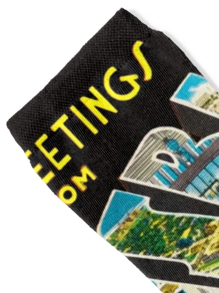 Asbury Park New Jersey Tillie Post Card Socks christmass gift Thermal man winter Boy Child Socks Women's