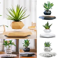 Levitating Air Bonsai Pot Rotation Flower Pot Planters Magnetic Suspension Floating Pot Potted Plant Home Without Plants 1