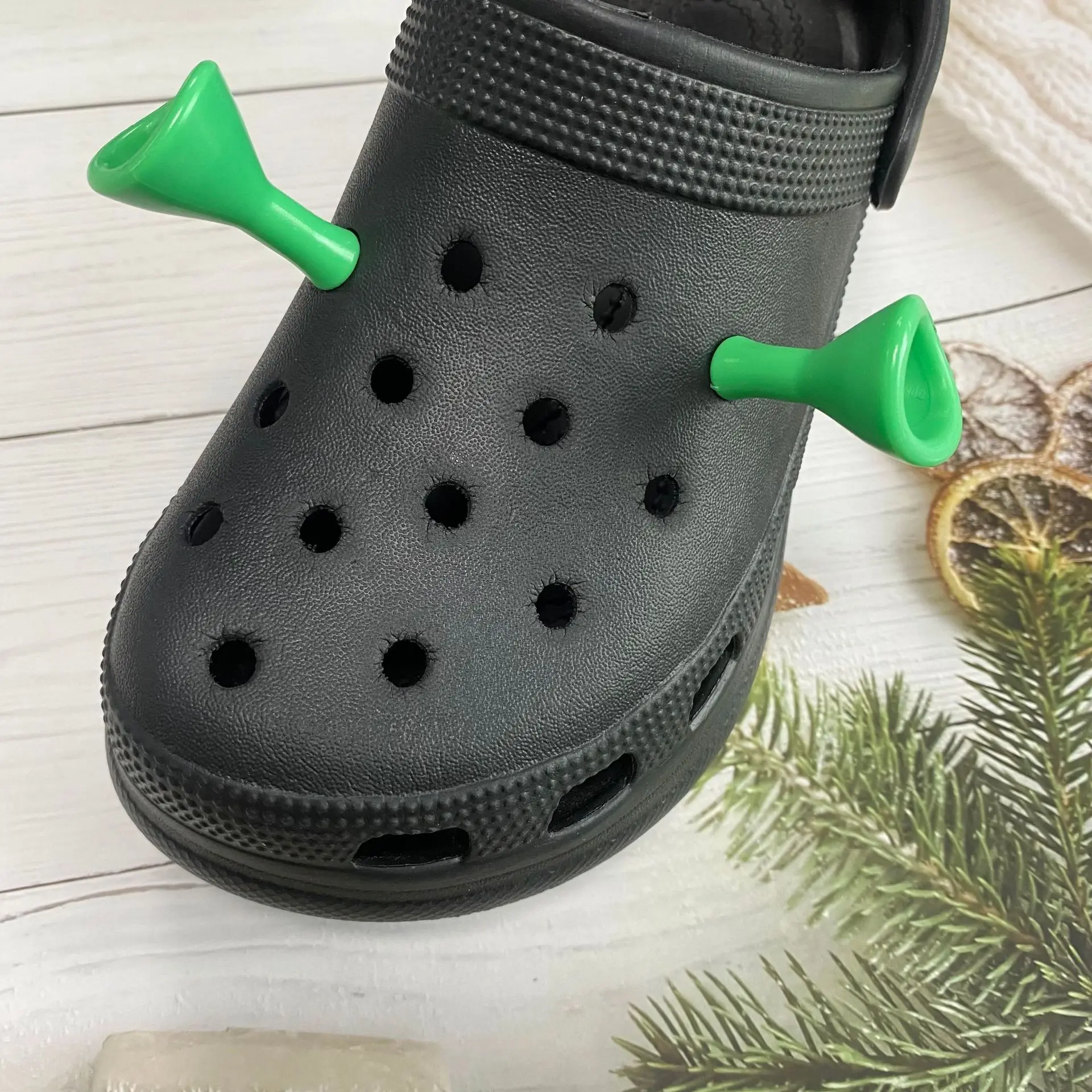 Limited Edition Shrek Shoe Croc Charms now available in my TikTok Shop, Croc Charms