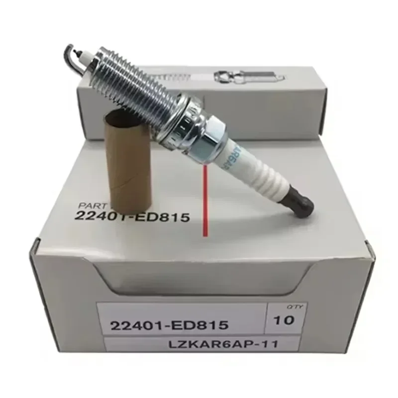 Spark Plug 4/6PCS 22401-ED815 LZKAR6AP11 Iridium Spark Plug For Nissan Micra March Tiida X-Trail Renault Clio 22401ED815 LZKAR6AP-11