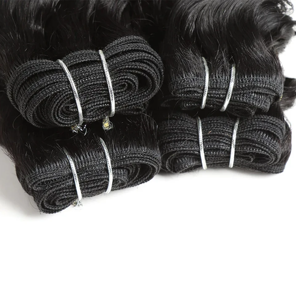 4 Pcs Pack Loose Wave Brazilian Hair Weave Bundles 8-14 Inch Human Hair Bundles For Women 190Gram