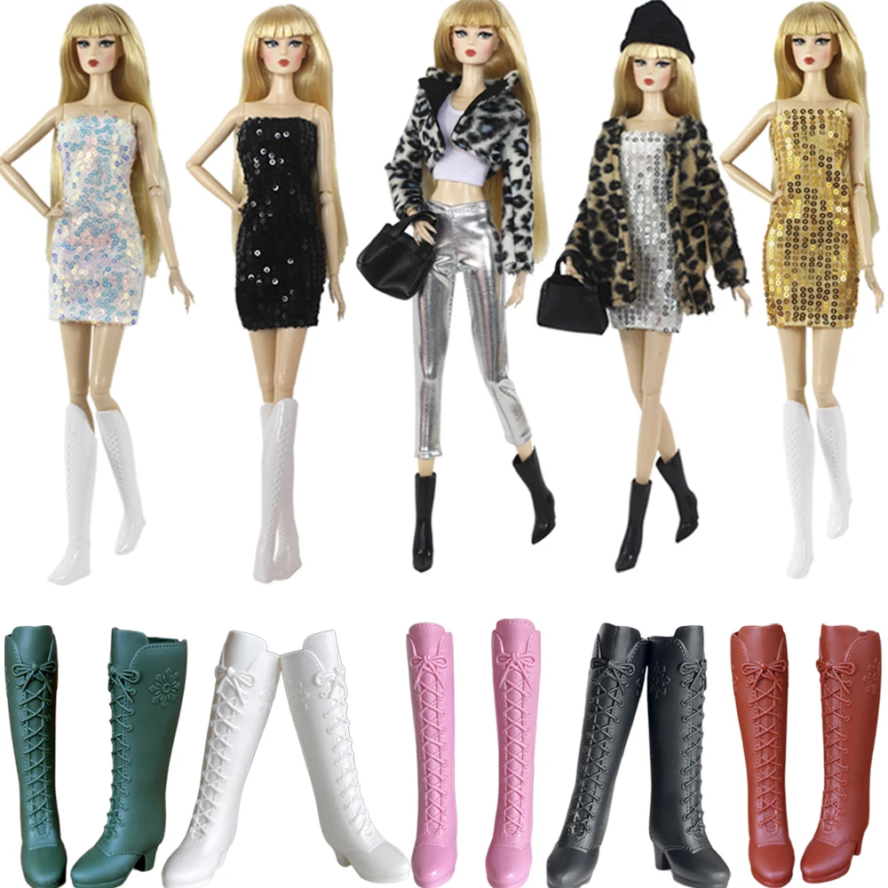 5pair/lot Mix Color Random High Heels Sandals Shoes For 11.5 - Foto 10