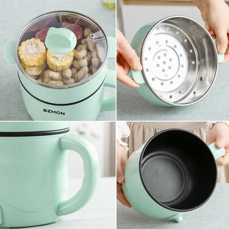 Electric cooker household multifunction student dormitory electric hot pot noodle cooking small electric pot 220V