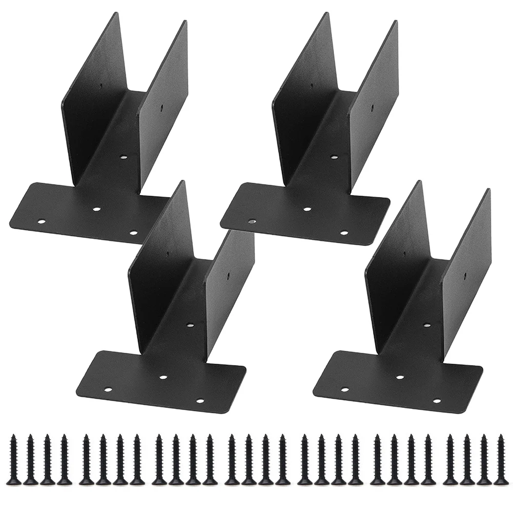 

4pcs 2x4 Pergola Side Top Mount Bracket Upper Joint Timer Lumber Kit For Gazebo 170x100x76 Mm Yard Gardening Accessories