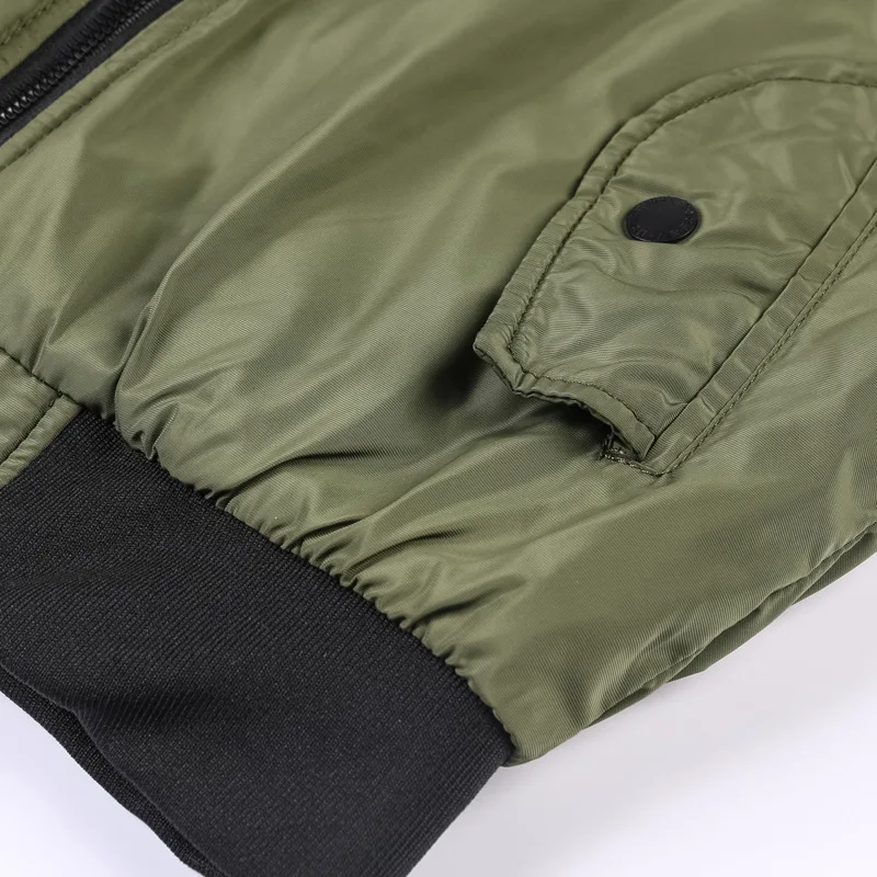 Autumn Winter Jacket Men's Climbing Retro Army Green Thick Cargo Flying Jacket High Street Costume Baseball Collar Warm Coat