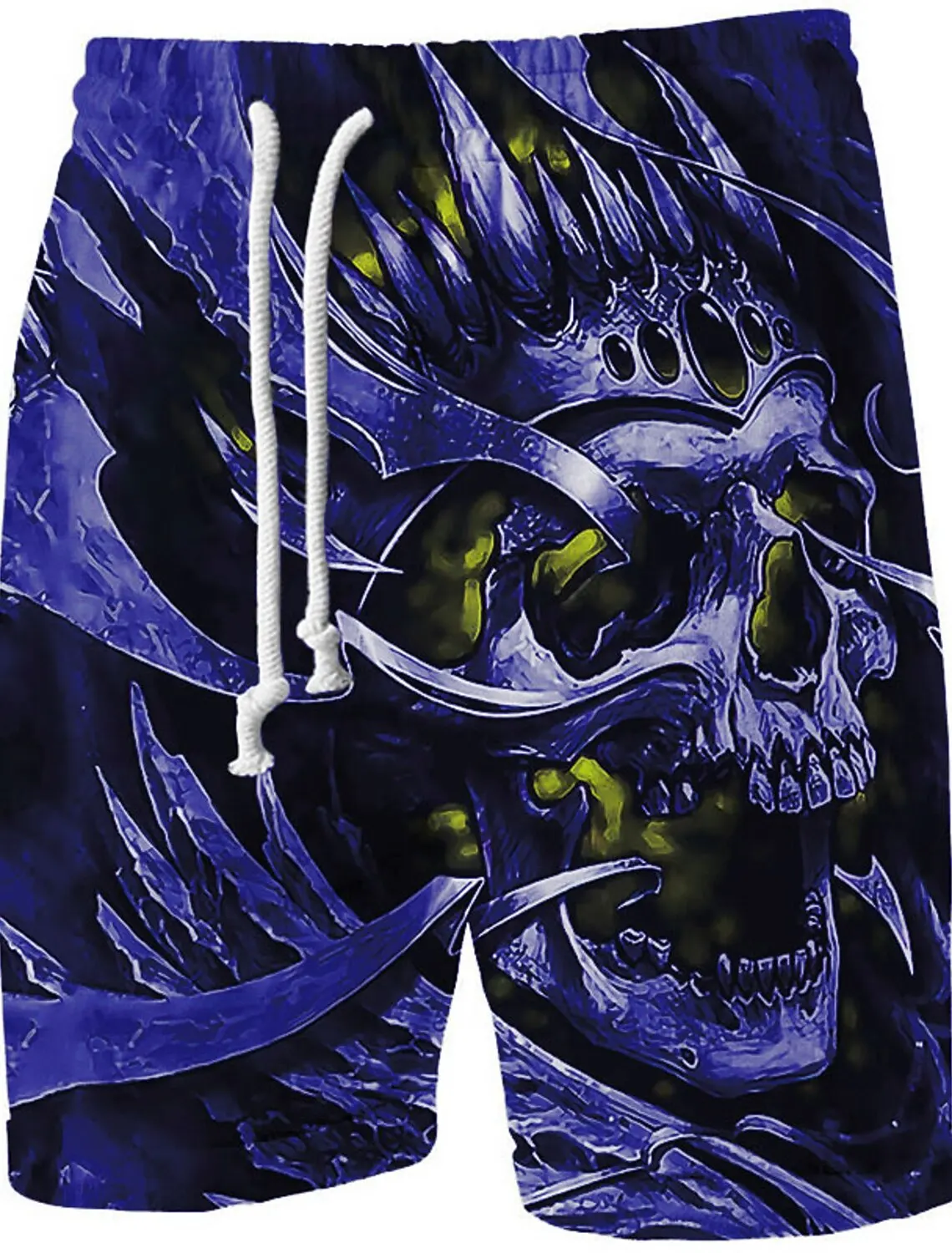 3D Print Graphic Skull Men's Board Shorts Swim Shorts Swim Trunks Summer Beach Shorts Comfort Breathable Shorts For Boys 4