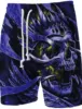 3D Print Graphic Skull Men's Board Shorts Swim Shorts Swim Trunks Summer Beach Shorts Comfort Breathable Shorts For Boys 4