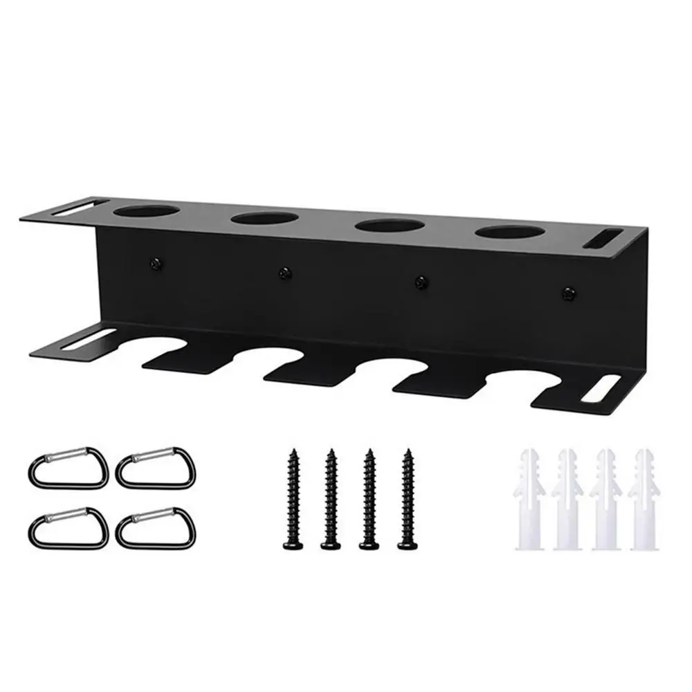 Mini Baseball Bat Display Stand & Wall Rack – Holds 4 Bats + 4 Balls | Compact Metal Organizer