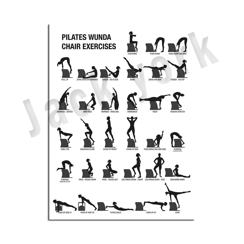 Pilates Exercises Pictures, Pilates Poster Exercise