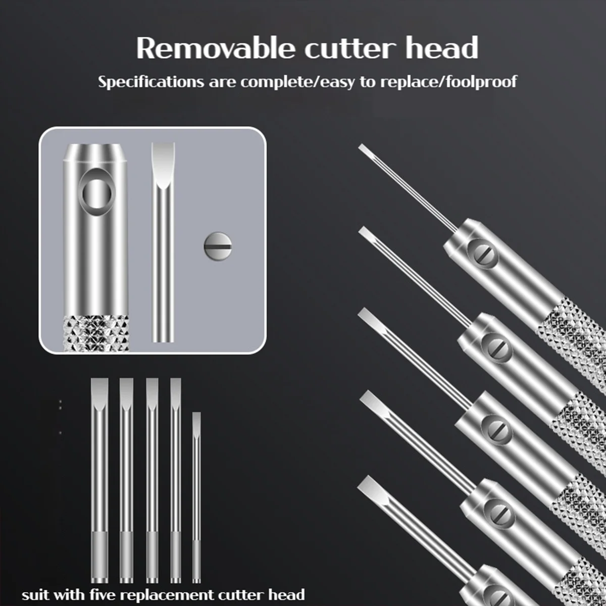 Precision watch repair screwdriver 0.8-1.6mm mini slotted screwdriver Precision instrument repair hand tool 2