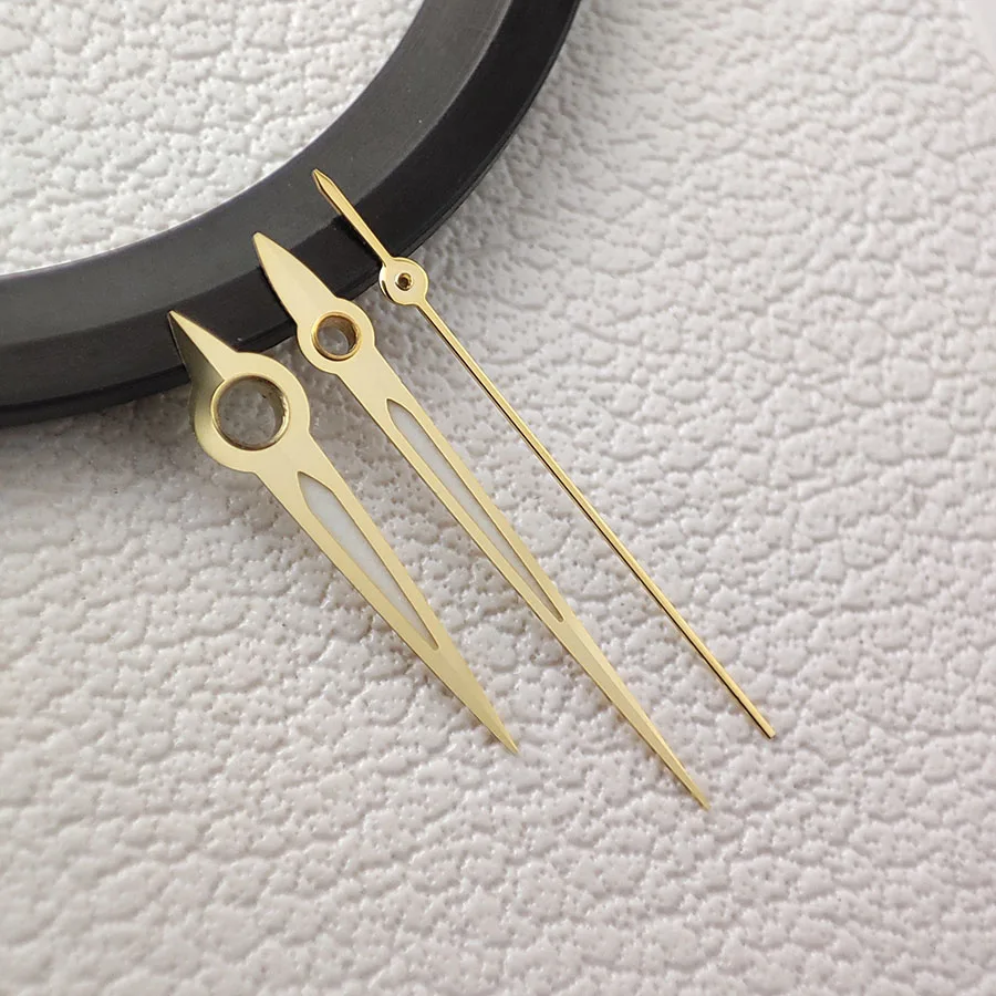 NH35 Green Luminous Hands Simplicity Golden Sword Shape Watch Accessories For NH34 NH36 NH38 Movement
