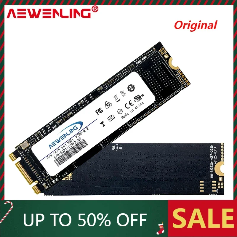 Aewenling M2 Ssd M.2 Sata 64Gb 128Gb 256Gb 512Gb 1Tb Hdd Ngff Sata3 Disco Da 2280Mm Hdd Disco Duro Per Laptop Desktop 2280