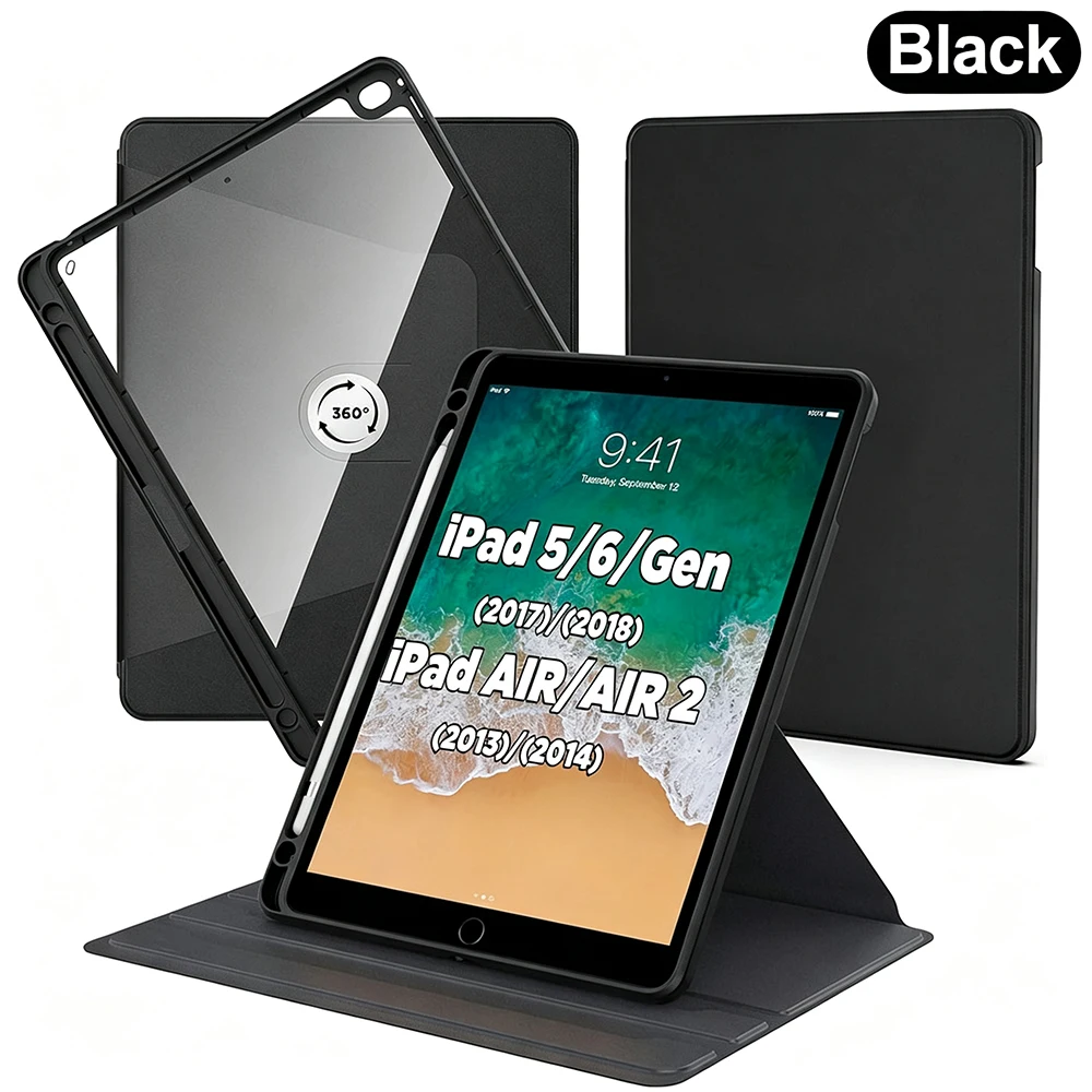 360° Rotating Smart Tablet Case, Premium Protection and Versatility