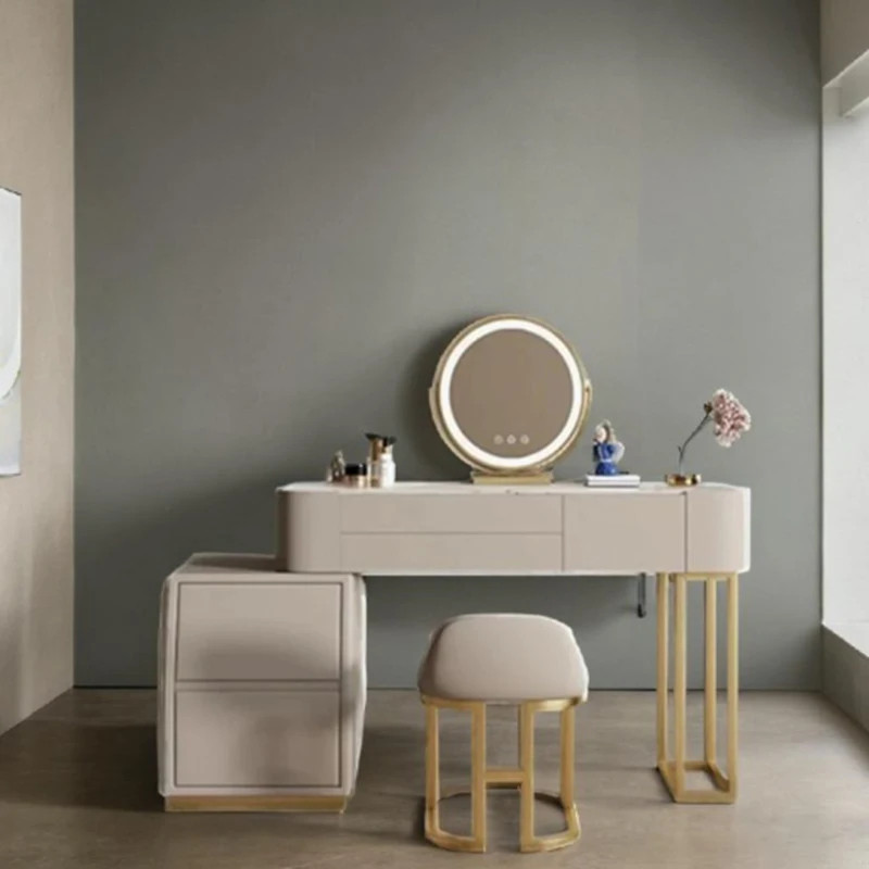 여아용 침실 가구 세트, 메이크업 휴대용 변기 아이템, 북유럽 보관 캐비닛, 블랙 드레서, 라탄, 럭셔리 미니멀리스트 화장대