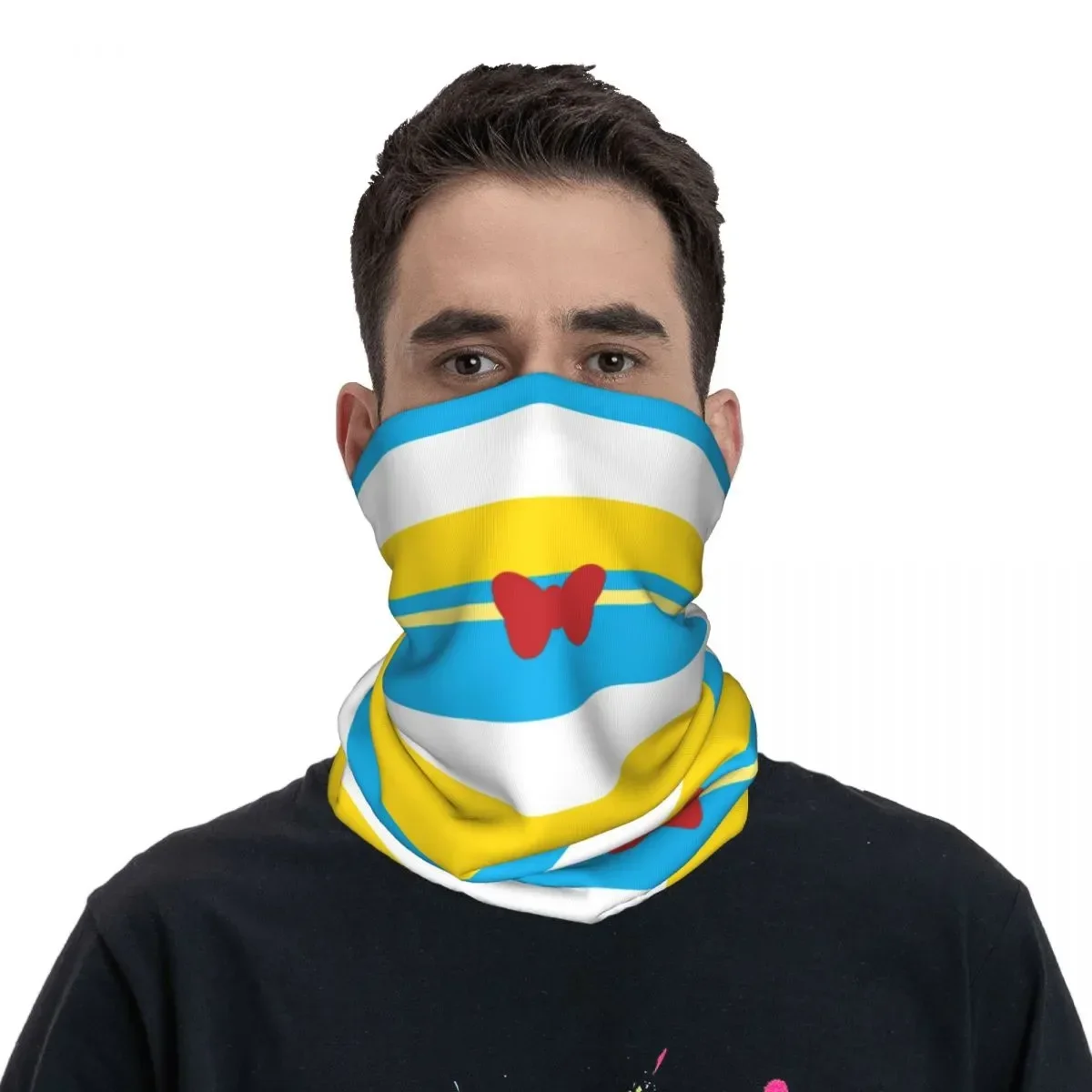 

Men Cartoon Duck Aw Phooey Bandana Accessories Neck Cover Printed Wrap Scarf Multifunctional Headwear For Running Windproof
