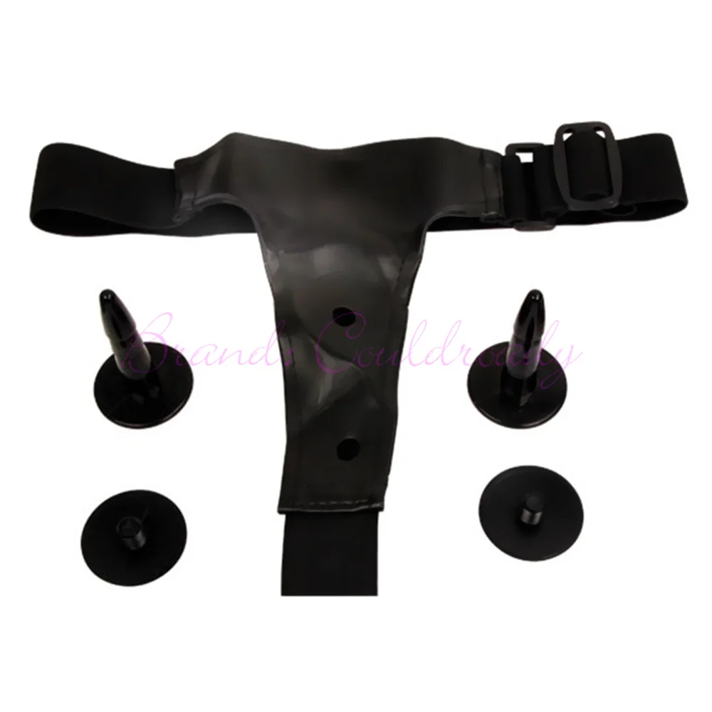 Sex Toys Double Penis Ended Strapon Harness Belt Dildo for Woman Lesbian Couples