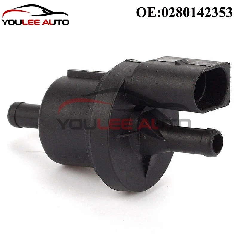 High Quality 0280142353 1C0906517A Vapor Canister Purge Solenoid Valve For VW Jetta Golf Passat Touareg Audi A3 S3 A6 S6