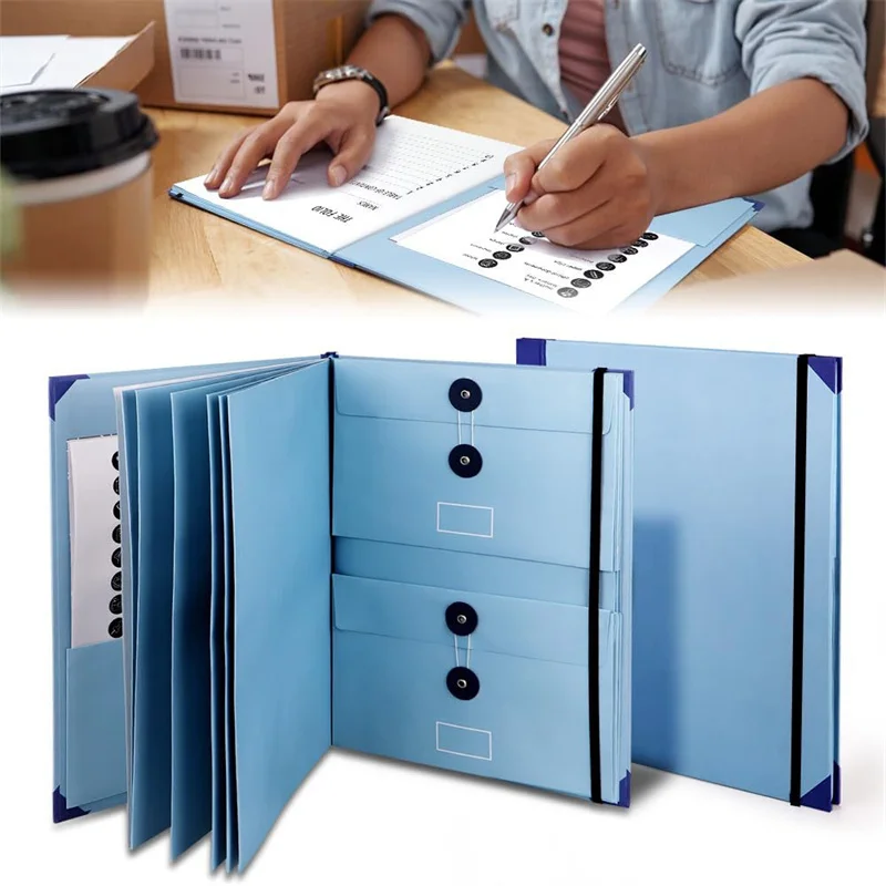 Folio Folders Pockets Document Organizer Office School